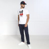 Pantalon HUGO Gyte223W slim à cordon de serrage Bleu Marine ENTIER