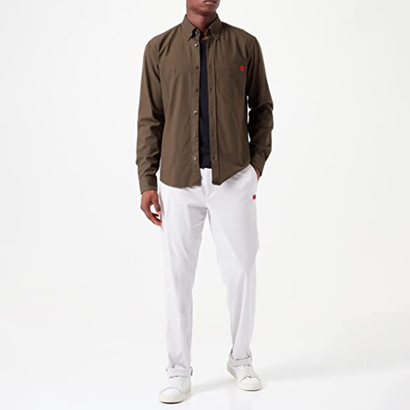 Pantalon HUGO Gyte223W slim à cordon de serrage