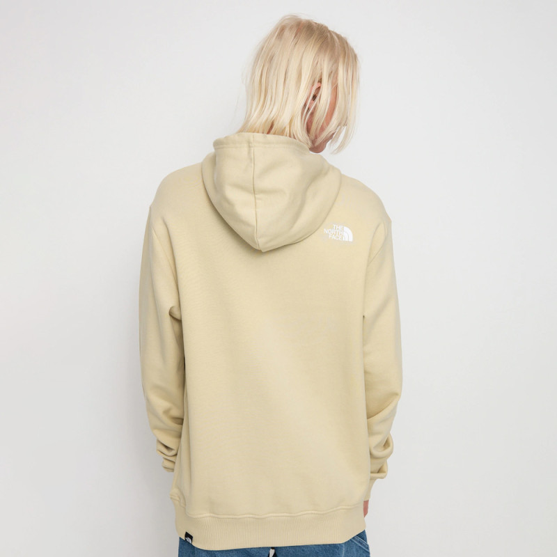 Sweat The North Face à capuche Standard Beige porté