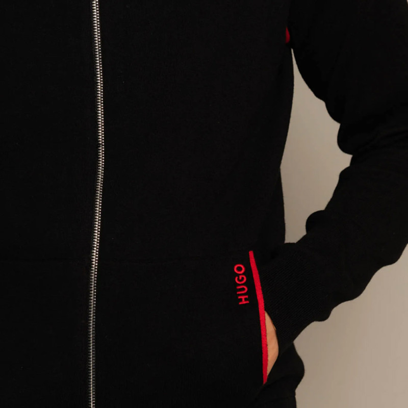 Zoom poche veste noire stuuro hugo