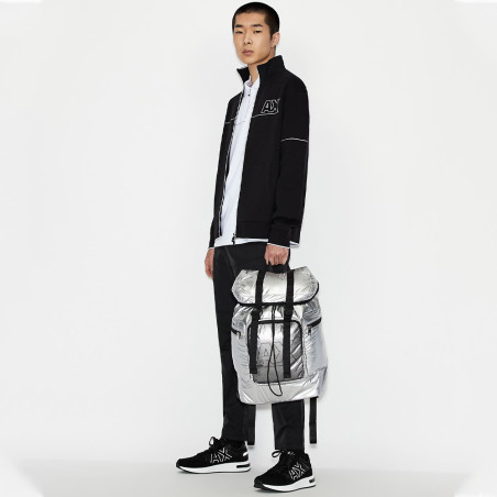 Veste Armani Exchange Logo Noir entier