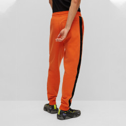 Pantalon de survêtement Dumquat HUGO orange avec bandes logo