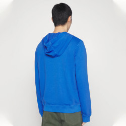Sweat à capuche Daratschi HUGO bleu dos