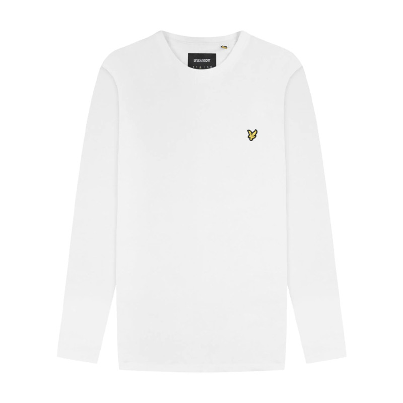 T-Shirt Manche Longue Lyle & Scott Blanc PLAIN LONG SLEEVE T-SHIRT