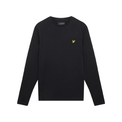 T-Shirt Manche Longue Lyle & Scott Noir PLAIN LONG SLEEVE
