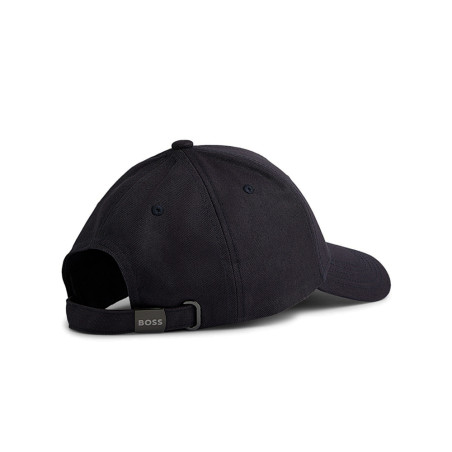 Casquette BOSS CAP-BOLD Blanche Avec Logo Imprimé Noir - Disponible