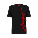 T-Shirt Hugo en coton biologique avec logo brodé oversize DYTON