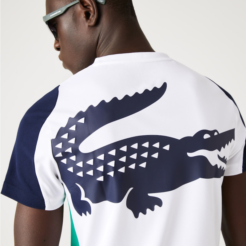 T-shirt homme Tennis Lacoste SPORT imprimé crocodile Chez DM'Sports