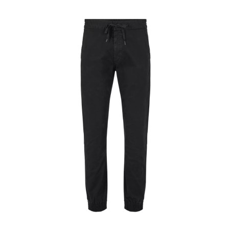 Chino Hugo slim fit en gabardine de coton stretch DAVIDON224D Noir