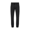 Chino Hugo slim fit en gabardine de coton stretch DAVIDON224D Noir
