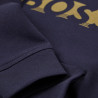 Sweat à capuche navy avec logo doré BOSS enfants