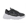 BASKETS VERSACE JEANS COUTURE FONDO SPEEDTRACK DIS.2 NOIRES EN TISSU