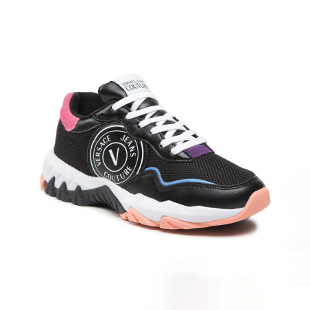 VERSACE Fondo Ginza Dis.28 noires et rose en tissu