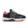 Baskets VERSACE JEANS COUTURE Fondo Ginza Dis.28 noires et rose en tissu