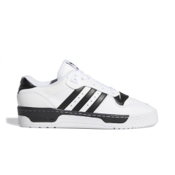 Baskets Adidas Rivalry Low blanches et noires