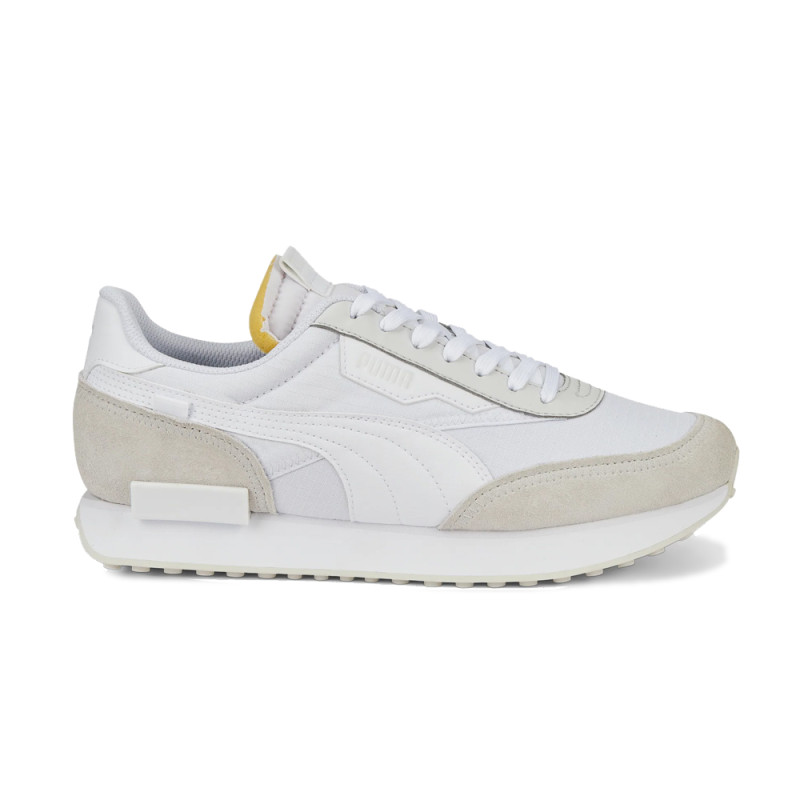 Baskets Future Rider Play On PUMA blanches et gris clair