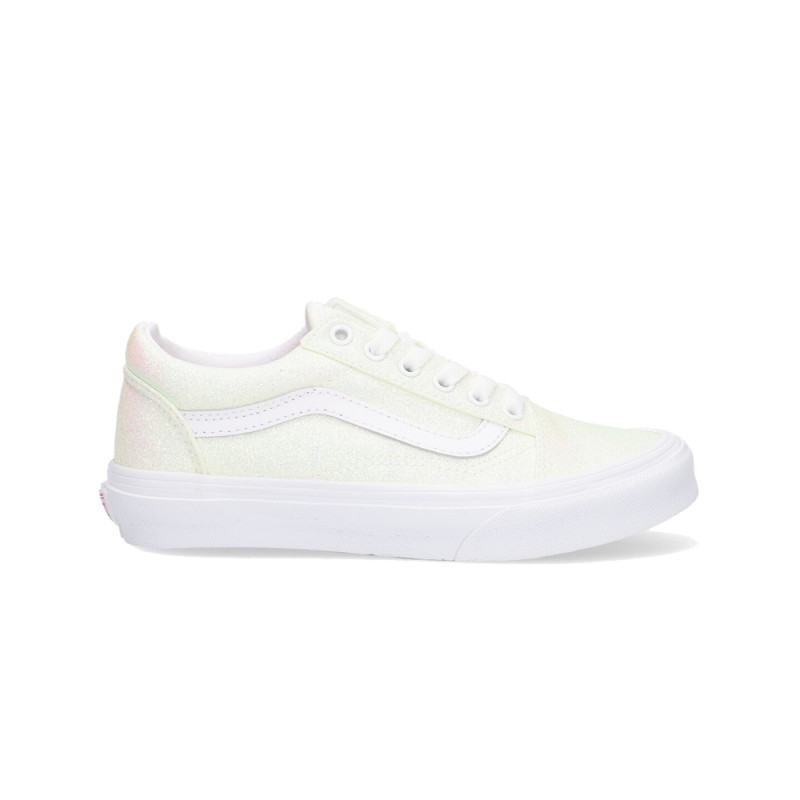 Baskets Vans Uv Old Skool basses blanches pailletées