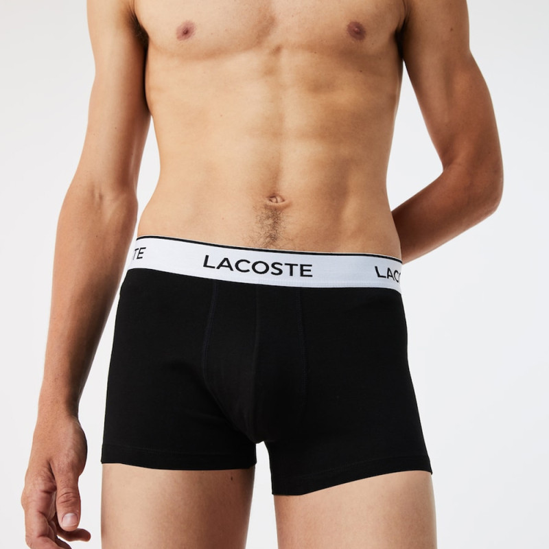 Lot de boxers noirs Lacoste
