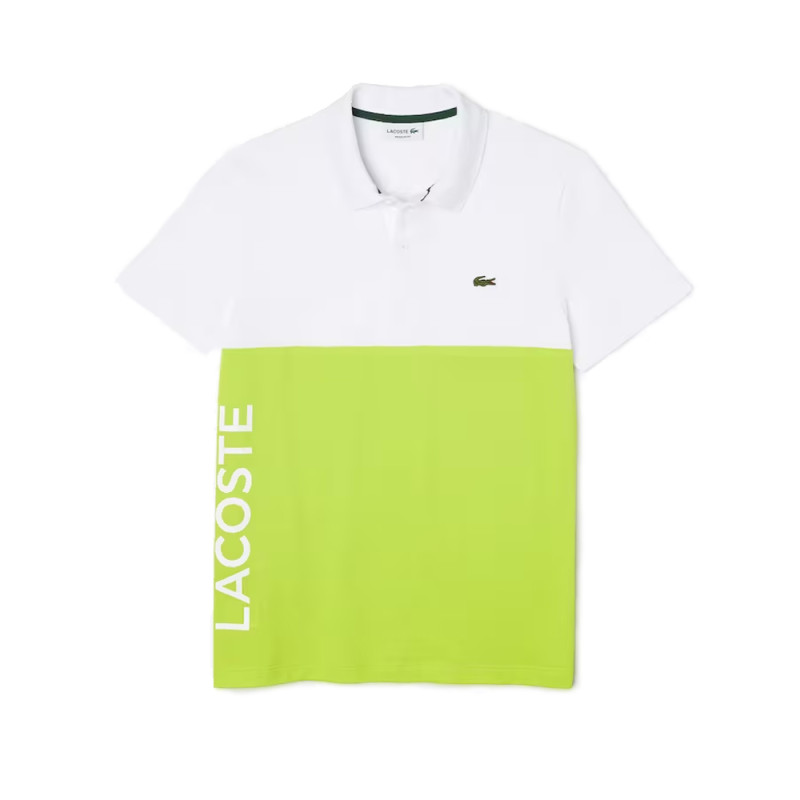 Polo Lacoste regular fit color-block à la boutique DM'Sports Lyon