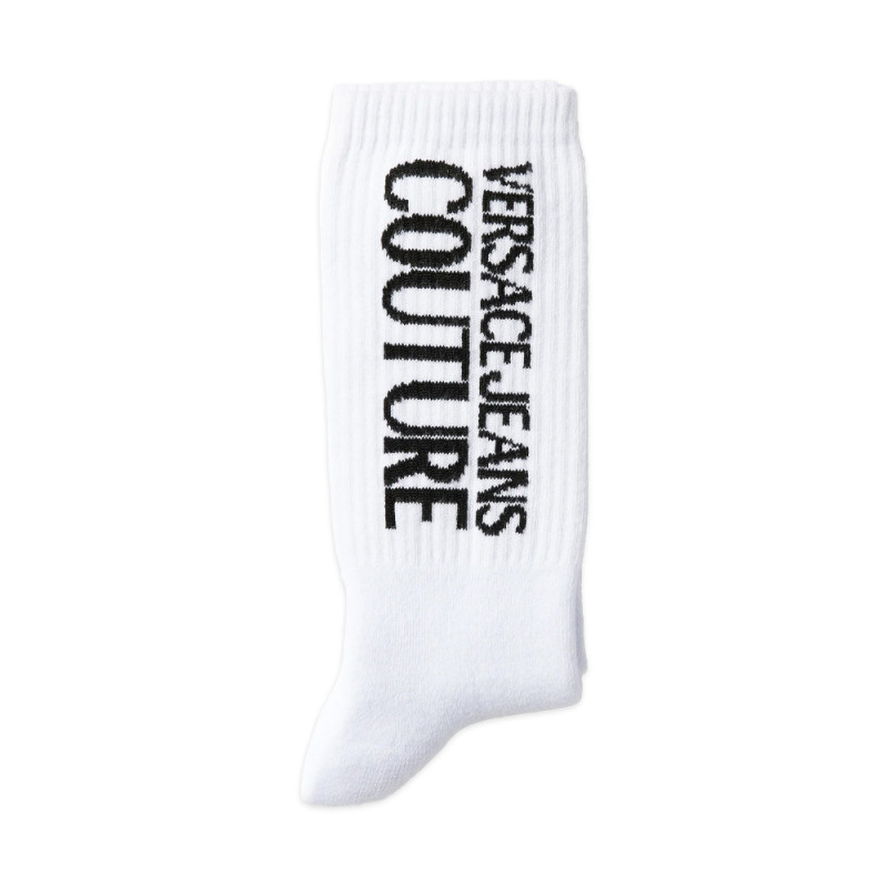 Chaussettes Versace Jeans Couture Blanches Chez DM'Sports Lyon