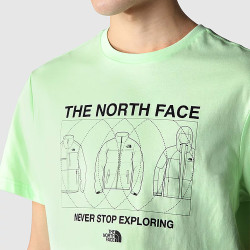 M COORDINATES TEE S/S 2 THE NORTH FACE VERT