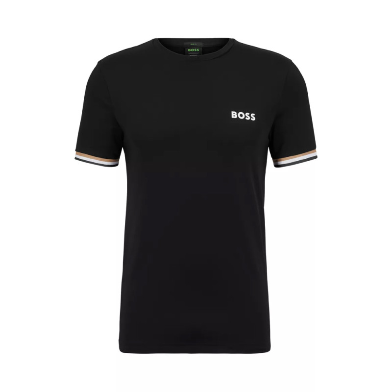 T-SHIRT À COL ROND TEE MB 2 BOSS X MATTEO BERRETTINI NOIR