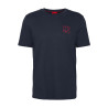 T-Shirt en jersey de coton Hugo à imprimé logo en relief DIMENTO