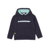 SWEATSHIRT À CAPUCHE ENFANT LACOSTE BLEU AVEC MARQUAGE CONTRASTÉ