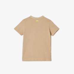 T-SHIRT BEIGE ET JAUNE