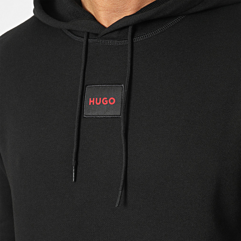SWEAT  HUGO DARATSCHI214 AVEC LOGO NOIR