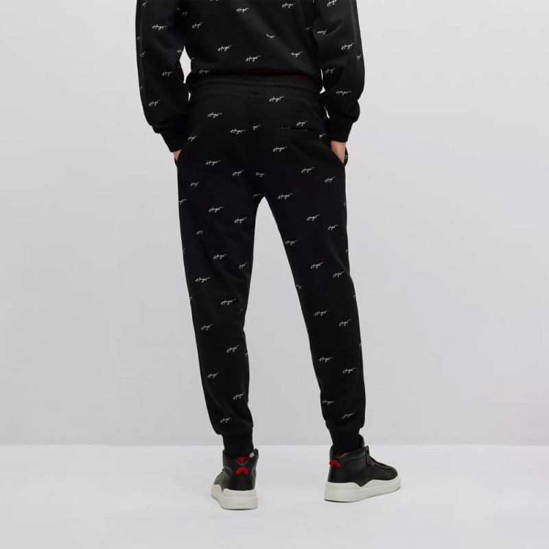 BAS DE SURVÊTEMENT AVEC LOGO MANUSCRIT BRODÉ HUGO