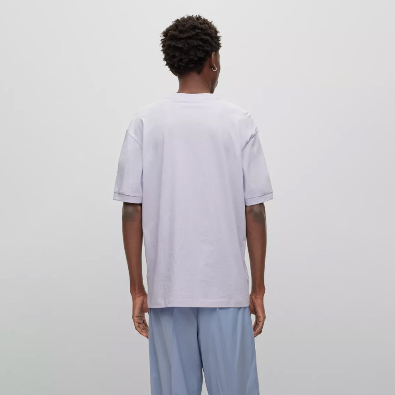 T-SHIRT RELAXED FIT VIOLET HUGO