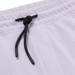 SHORT RELAXED FIT EN MOLLETON DE COTON VIOLET AVEC LOGO MANUSCRIT DAMPINAS HUGO