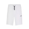 SHORT RELAXED FIT EN MOLLETON DE COTON BLANC AVEC LOGO MANUSCRIT DAMPINAS HUGO