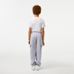 PANTALON DE SURVÊTEMENT ENFANT GRIS LACOSTE