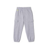 PANTALON DE SURVÊTEMENT ENFANT GRIS LACOSTE EN COTON BIOLOGIQUE