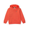 SWEATSHIRT À CAPUCHE ORANGE ENFANT EN MOLLETON DE COTON BIOLOGIQUE