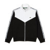 SWEATSHIRT ZIPPÉ HOMME LACOSTE NOIR CLASSIC FIT COLOR-BLOCK