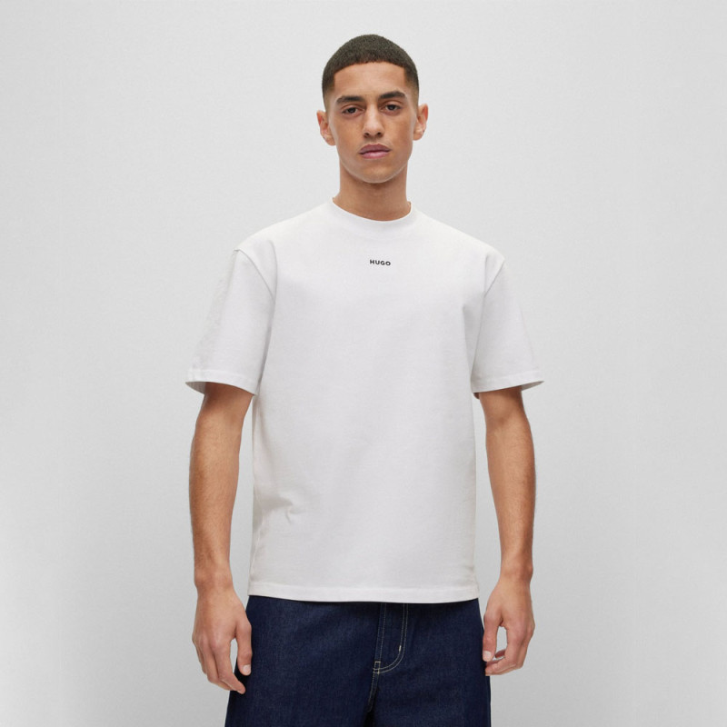 T-SHIRT BLANC EN COTON HUGO