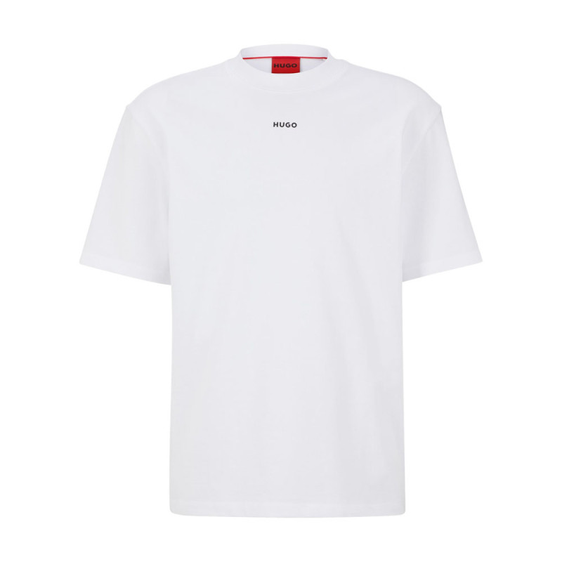 T-SHIRT BLANC À LOGO IMPRIMÉ DAPOLINO HUGO