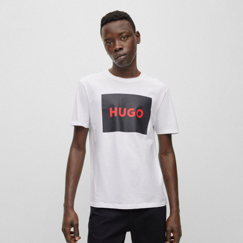 T-SHIRT BLANC DULIVE222 HUGO