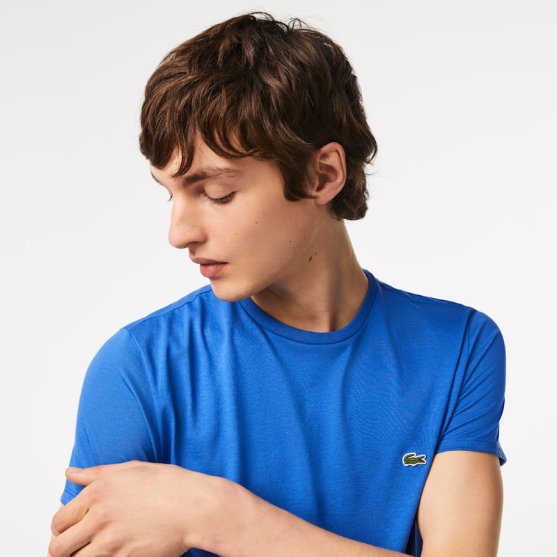 LACOSTE COL ROND EN JERSEY DE COTON PIMA UNI