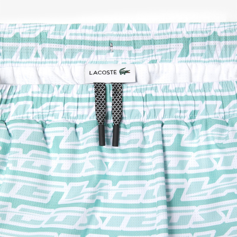 Short de bain LACOSTE imprimé graphique