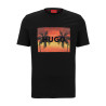 T-SHIRT NOIR DULIVE U232 HUGO