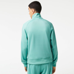 Sweatshirt zippé LACOSTE vert