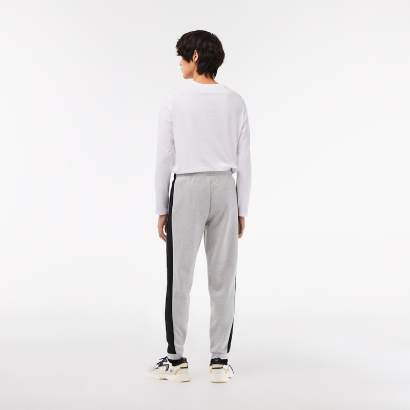 PANTALON DE SURVÊTEMENT LACOSTE GRIS ET NOIR