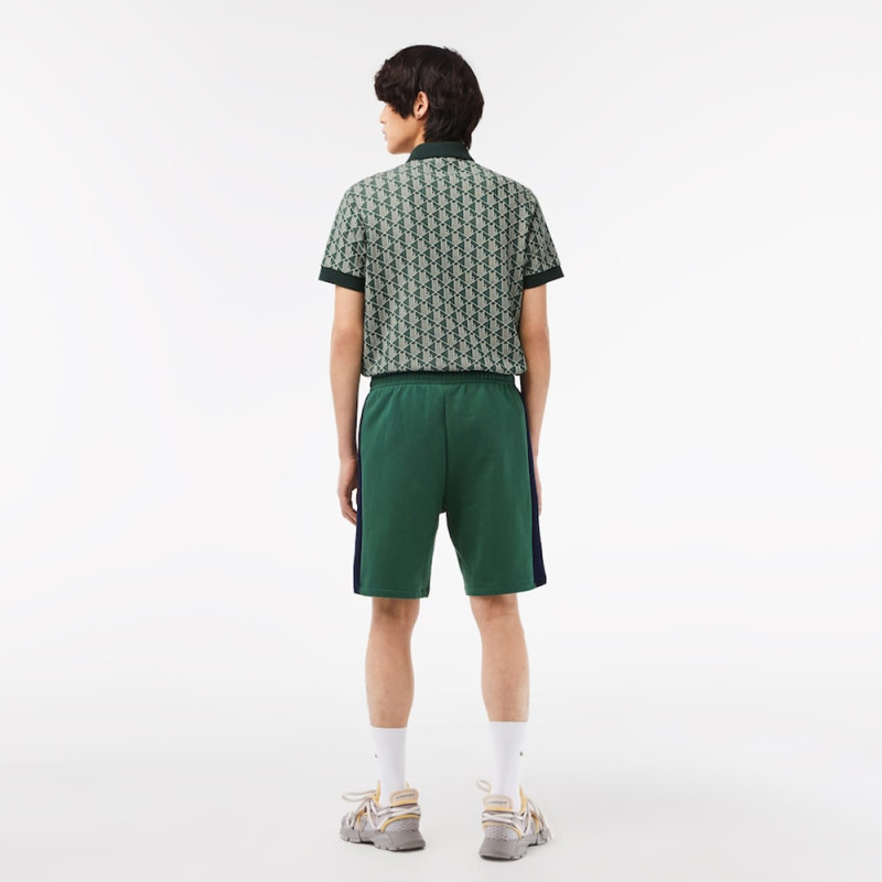 SHORT LACOSTE COLOR BLOCK VERT
