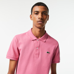 Polo LACOSTE coupe slim rose