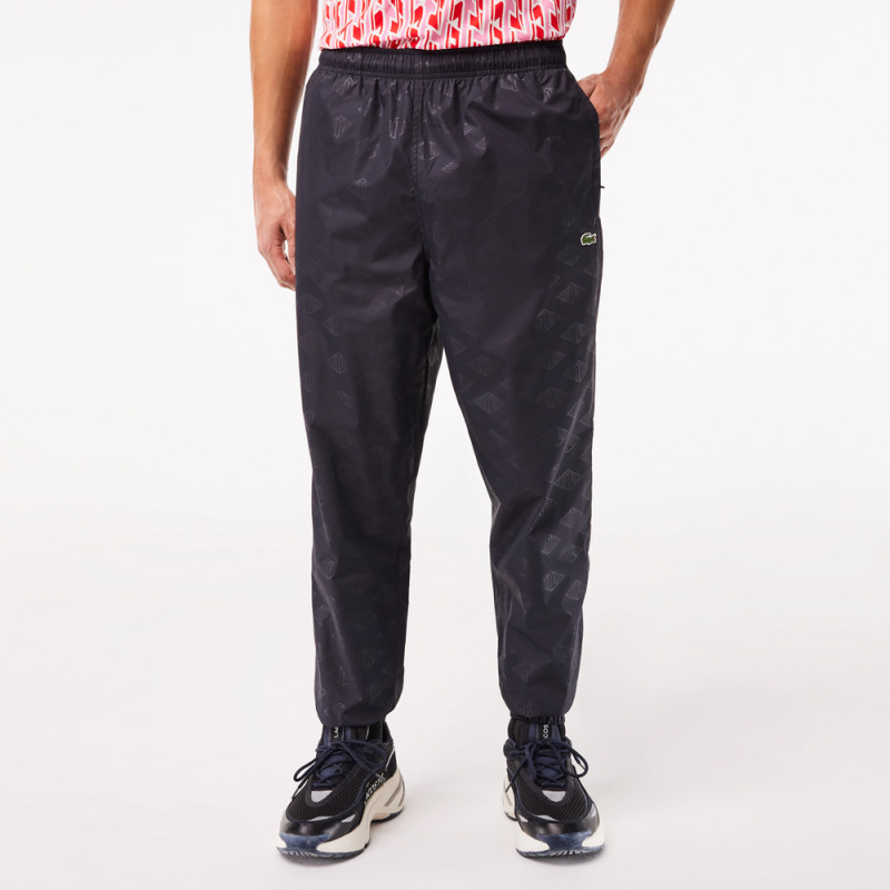 Pantalon de survêtement imprimé monogramme Lacoste
