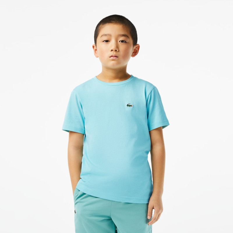 t-shirt lacoste enfant vert